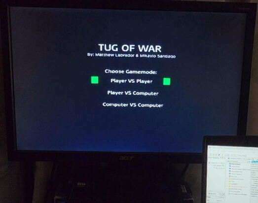 VGA Display Test: Main Menu