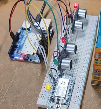 Hardware setup of prototype